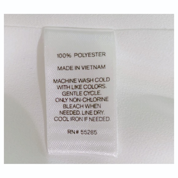 Express Blouse Silk-like off white Ivory with Black Straps Cami Top Size S - Picture 8 of 10